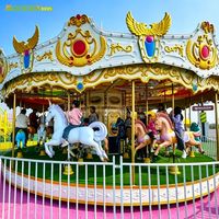 Fournisseur d'équipements de parcs d'attractions : Manège de luxe style palais, Attraction de fête foraine, Carrousel