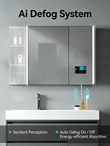 <span class=keywords><strong>Espejo</strong></span> Inteligente para Baño <span class=keywords><strong>con</strong></span> Desempañador Inteligente, Iluminación Ajustable, Música Bluetooth, 2 Puertas, Pantalla Táctil, <span class=keywords><strong>Espejo</strong></span> Mágico - Product Image 5