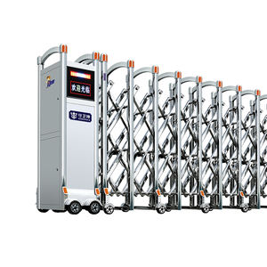 Cancello principale moderno Design 304 cancelli pieghevoli in acciaio inox cancello automatico retrattile - Product Image 6