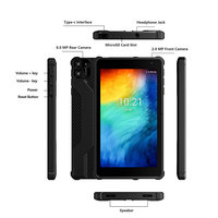 Tablette Android pas chère de 7 pouces pour enfants, écran tactile 3G 4G avec carte SIM, tablette robuste, tablette éducative, PC