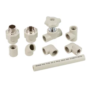 China Factory Ppr Pipe Fittings Ppr Pipe Connecting Accessories Size Dn 20mm 25mm 32mm Tuberia Tube Ppr