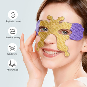 Patch masque pour les yeux en or bicolore, anti-rides, pour les pattes d'oie et les plis nasogéniens, 35g - Product Image 3