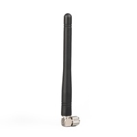Antena Eksternal Karet Berlapis Nikel SW-26070601 GSM, Antena Omnidirectional 3G/4G 2dBi 115mm, Antena Portabel Gain Tinggi
