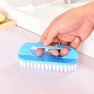 Shoe <b>Brush</b> Nylon Bristles Plastic Handle For Cleaning Shoes And Laundry Use - Product Image 2
