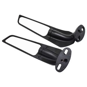 Espejo retrovisor para motocicleta Wuji 300rr Gsx250 Sai 600 Kawasaki 400, lente de cristal de plástico, pieza de repuesto del lado izquierdo - Product Image 4