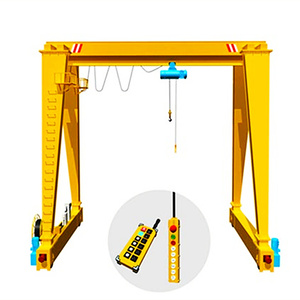इलेक्ट्रिक होस्ट के साथ समायोज्य ऊंचाई मोटर चालित छोटे गैन्ट्री क्रेन - Product Image 1