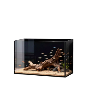 Acuario Cuadrado de Vidrio Ecológico Ultra Transparente de Primera Calidad, Pecera Pequeña para Peces Dorados y Bettas, para el Hogar y Escritorio - Product Image 1