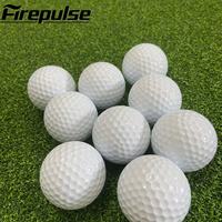 Balles de golf d'entraînement blanches personnalisées à couche unique, directement de l'usine, durables, pour le driving range, haute élasticité