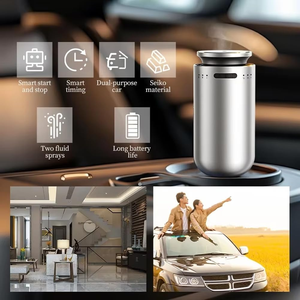 Lüks kablosuz saf uçucu yağ araba difüzör taşınabilir USB şarj edilebilir otomatik sprey susuz araba koku hava makinesi - Product Image 5