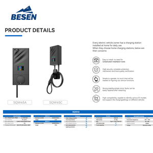 22KW Solar EV <span class=keywords><strong>Cargador</strong></span> 32A Estación de carga de <span class=keywords><strong>coche</strong></span> eléctrico con enchufe tipo 2/GBT - Product Image 2