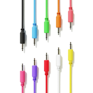 Cable de Audio Mono de 3.5mm con Trenzado de Nailon, Conector TS Macho a TS Macho, Cable de Audio de 3.5mm, 1/8, 3.5mm, para Sintetizador Modular Eurorack - Product Image 1