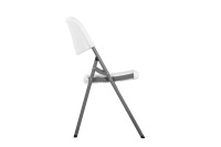 Chaises et tables pliantes en plastique HDPE pour événements, mariages, banquets, camping en plein air, prix de gros bon marché, couleur blanche, en vente