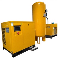 Compresseur d'air à vis rotatif industriel à faible bruit 7,5 kW 15 kW 22 kW 30 kW 10 CV 20 CV 30 CV 40 CV avec sécheur d'air
