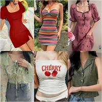 Liquidation en gros des stocks de vêtements pour femmes Marchandises de queue Vêtements d'occasion Robes et sources d'approvisionnement