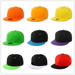 หมวกเบสบอลแบบ snapback สีพื้นเรียบง่าย ราคาถูก ผลิตจากผ้าฝ้าย พร้อมส่ง ขายส่ง สำหรับทุกเพศ - Product Image 5