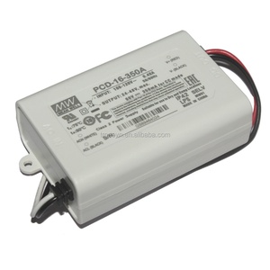 MeanWell Authorization PCD-16-350 16W 350mA <b>LED</b> <b>Driver</b> <b>Dimmable</b> Constant Current <b>LED</b> Switching Power Supply - Product Image 2