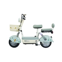 Trottinette électrique pour adultes, cadre en acier carbone léger à 3 vitesses, amortisseur, confort de conduite, directement de l'usine