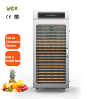 UCK LT-38-18 Digitale Besturing 304 RVS 20-Vaks Voedsel Groente Dehydrator Machine Kokos Mango Droger 110-240V Energie