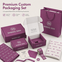 Boîtes d'expédition en papier personnalisées, boîtes en carton ondulé pour vêtements et chaussettes, emballage avec logo imprimé pour le transport