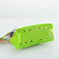 Sachets Doypack BOPP personnalisés YSH avec fermeture éclair, perforés, anti-humidité, qualité alimentaire, pour légumes/fruits frais, lait et gelée