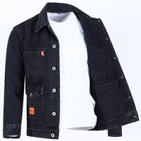 Veste de travail en jean respirante pour hommes, combinaison de protection pour les chantiers de construction et les travaux de soudage - Durable et résistante à l'abrasion
