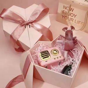 Hoa hồng hình trái tim hộp sang trọng hộp đóng gói quà tặng cho hoa nóng bán hình trái tim Valentine đám cưới tùy chỉnh thủ công hộp - Product Image 3