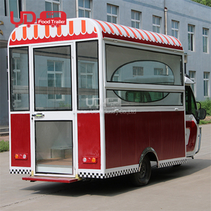 Jalan Kereta Makanan Listrik Sepeda Roda Tiga Hot Dog Keranjang Kopi Van Dapur Mobil Es Krim Sepeda Truk Makanan - Product Image 5
