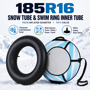 Chambre à air en caoutchouc butyle de différentes tailles 185R16 avec valve TR13, <span class=keywords><strong>pneu</strong></span> gonflable pour ski de neige, pour enfants et adultes, utilisation aquatique - Product Image 4