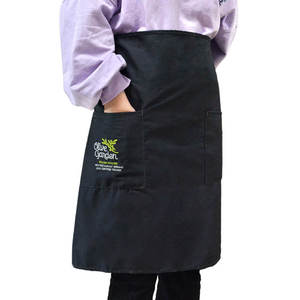Delantal Personalizado de Moda, Color Sólido, Polialgodón, Doble Cara, con Bolsillos Delanteros Dobles, Delantales con Logotipo Personalizado para Camareros de Cafetería - Product Image 5
