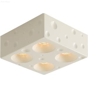 Spot LED blanc froid minimaliste moderne avec commande vocale et télécommande, alimentation CA, décoration intérieure, plafonnier anti-éblouissement - Product Image 5