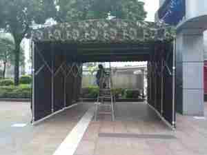 Özelleştirilebilir büyük cep geri çekilebilir katlanır açık depo durak aktivite çadır itme-çekme gölgelik garajlar kanopiler Carports - Product Image 2