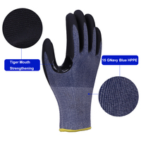 Xingyu niveau 5 gants de travail résistants aux coupures HPPE anti-coupure enduit de PU antistatique et résistant à l'huile