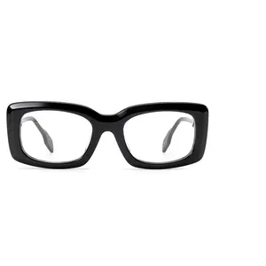 2024 패션 새로운 디자인 유리 프레임 아세테이트 광학 프레임 안경 편안한 안경 프레임 여성 남성