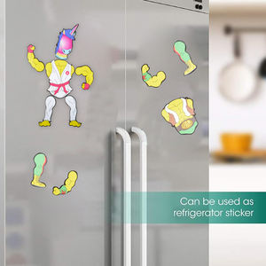 Jeux <span class=keywords><strong>de</strong></span> puzzle magnétiques pour enfants Jouets éducatifs magnétiques Aimant <span class=keywords><strong>de</strong></span> réfrigérateur personnalisé avec coupe Kiss - Product Image 6