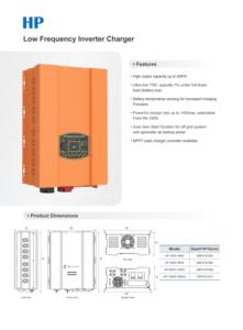 Inversor de Baja Frecuencia de 20KW, Cargador de CC a CA Monofásico de 50/60Hz, Onda Sinusoidal Pura con Pantalla LCD - Product Image 2