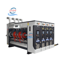 Nueva Impresora Flexográfica de Alta Velocidad, Totalmente Automática, Multicolor, para Cajas de Cartón Corrugado, Ranuradora, Troqueladora, Portátil, para la Fabricación de Cajas de Cartón