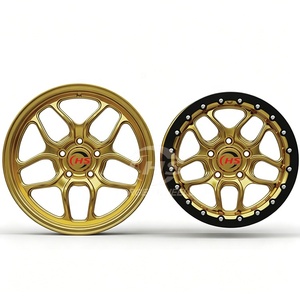 Rines Forjados Beadlock de Perfil Profundo Pulidos para Carreras de Drag, 5*114.3 5*127 5*120 15*10 17*4.5 18*4.5, para BMW GTR <span class=keywords><strong>Toyota</strong></span> Mustang <span class=keywords><strong>GT</strong></span> - Product Image 2