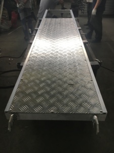 Puerta de <span class=keywords><strong>Escalera</strong></span> con Tablero de Acero para Soporte de Andamios - Product Image 3