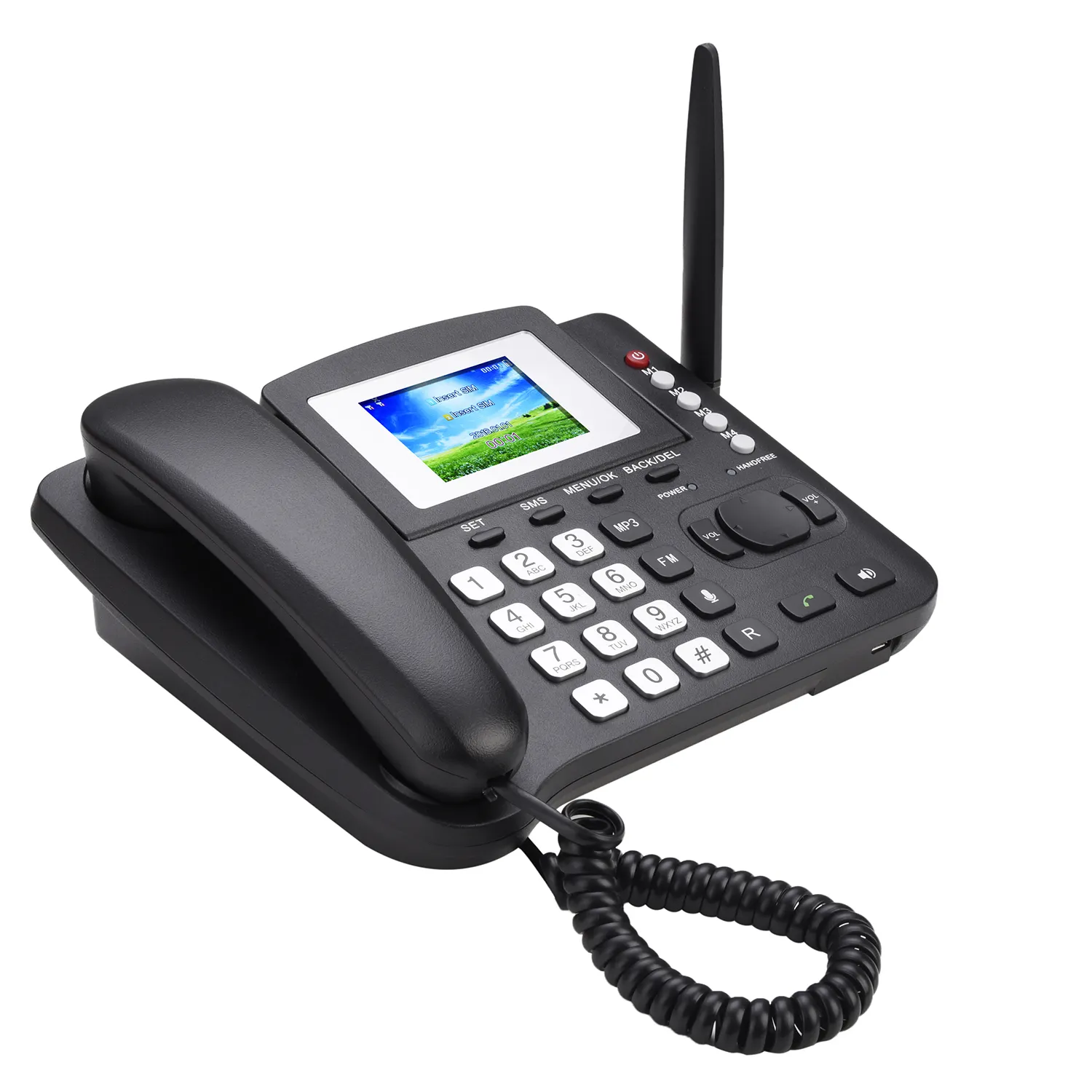LS980 Oem Sim-kaart Sms Fm Radio Voor Home Office 2G Draadloze Telefoon Vaste Draadloze Telefoon