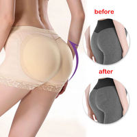 Shapewear grande taille avec rembourrage pour les hanches et les fesses, rehausseur de hanches, contrôle du ventre, lingerie amincissante pour femmes, culotte sculptante