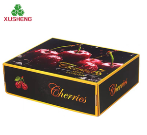Fonte di fornitura diretta ben realizzata frutta verdura scatola regalo in cartone dettagli raffinati con rivestimento UV a laminazione opaca - Product Image 6