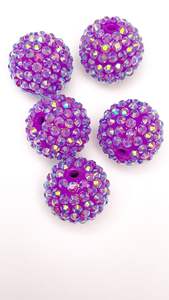 Fashionable DIY Handmade Materials Multi-Color Straight-Hole <b>Acrylic</b> Loose <b>Beads</b> for Bracelets Mobile Phone Jewelry Making - Product Image 3