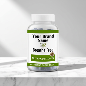 Breath Free Pushkarmool Root Herbal Gummies 30 Count OEM ODM Private Label Natural Supplement Manufacturer Supply - Product Image 4