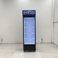 Réfrigérateur commercial vertical à refroidissement direct pour boissons, bouteilles et canettes