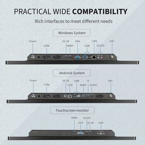 Touchwo 21 ''22' 'siêu mỏng hẹp bezel màn hình cảm ứng màn hình cảm ứng không dây màn hình thông minh màn hình hiển thị - Product Image 3