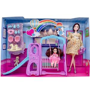 ตุ๊กตาครอบครัว 5 <span class=keywords><strong>คน</strong></span> รุ่นใหม่ ขายดี ปี 2023 สำหรับครอบครัวมี<span class=keywords><strong>คน</strong></span>ตั้งครรภ์ ตุ๊กตาคุณแม่ตั้งครรภ์ 30 ซม./กล่องสี พร้อมชุดอาหารและเตียงคู่ - Product Image 1