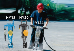 APCOM G7 G10 G15 G20 كسارة هواء محمولة للتعدين عمال المناجم الهوائية معول رياح مطرقة يدوية مثقاب Y18 Y20 <span class=keywords><strong>YT24</strong></span> مطرقة جاك - Product Image 4