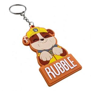 <span class=keywords><strong>Llavero</strong></span> de PVC 3D Suave y Duradero, Anillo con Personajes Personalizados, Estilo Animal, Everest, Skye, <span class=keywords><strong>Marshall</strong></span>, Rubble, Anime - Product Image 6