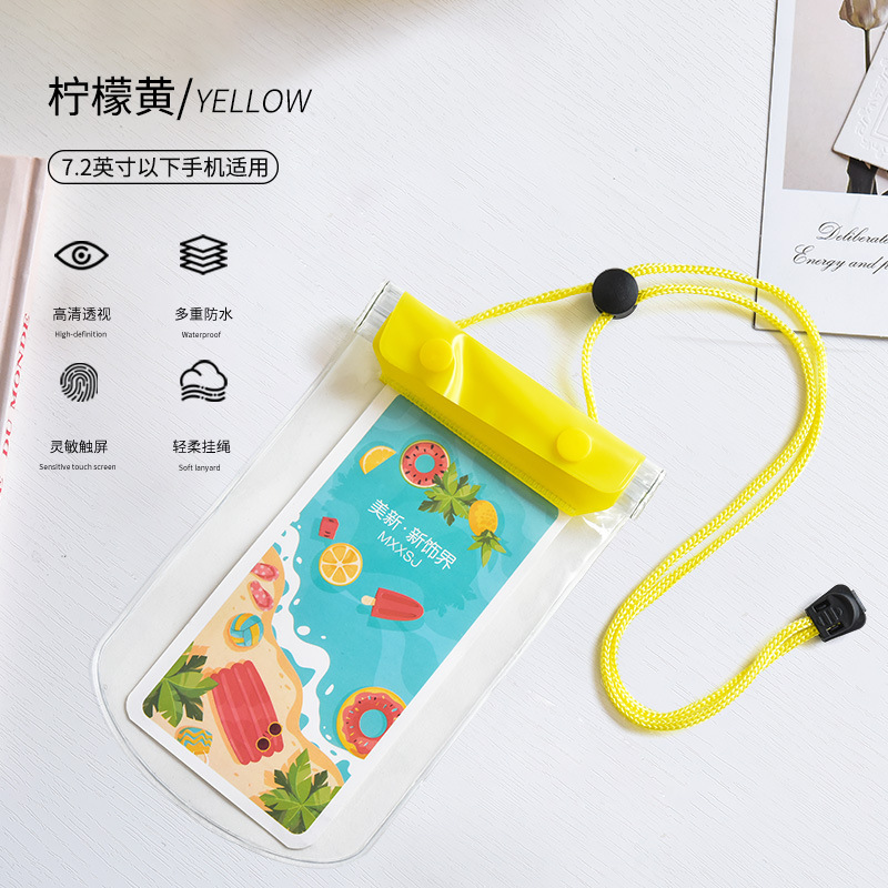 Botón de triple capa de 7,2 pulgadas - amarillo