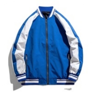 Veste de baseball en cuir PU vintage personnalisée avec logo pour hommes, style streetwear - Product Image 2